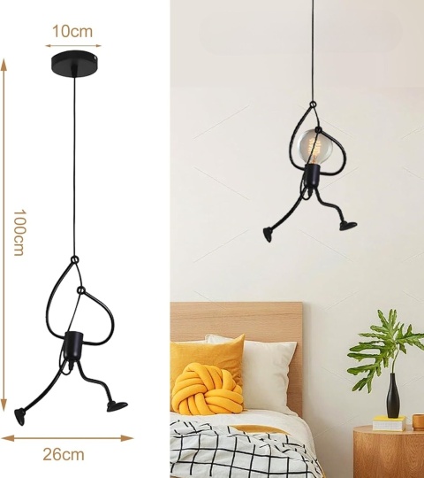 ludzik humanoid lampa wisząca żyrandol oświetlenie wiszące DESIGN LOFT ludzik humanoid lampa wisząca żyrandol oświetlenie wiszące DESIGN LOFT
