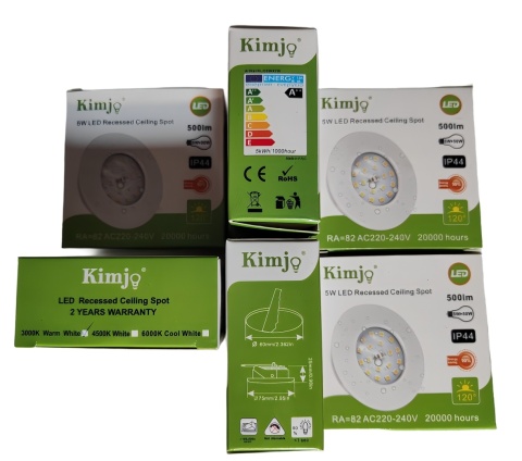 Reflektor LED lampa punktówka Reflektory 6 szt wpuszczany oczka IP44 punktowe