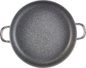 Teglia Moneta Pofessional kamienna patelnia z 2 uchwytami z aluminium 32 cm