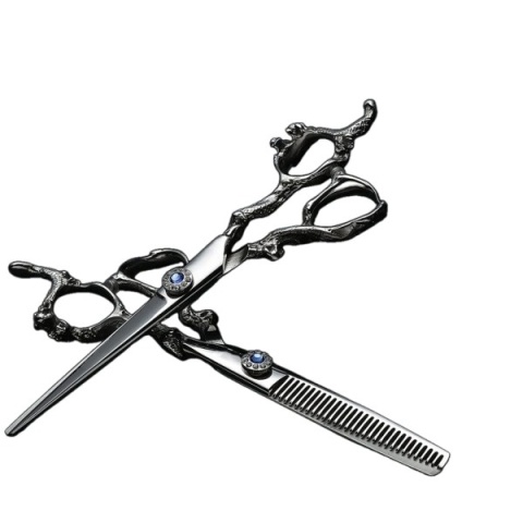 UWILD 2 x nożyczki fryzjerskie etui grzebień do włosów