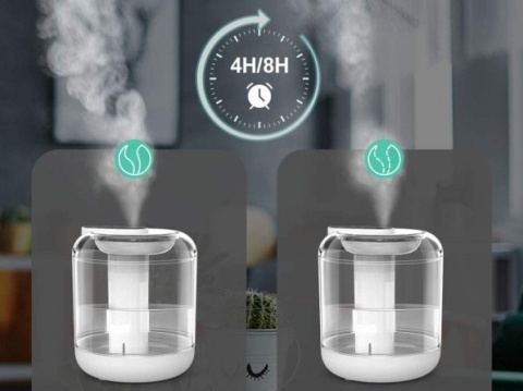 Nawilżacz powietrza USB z lampką nocną