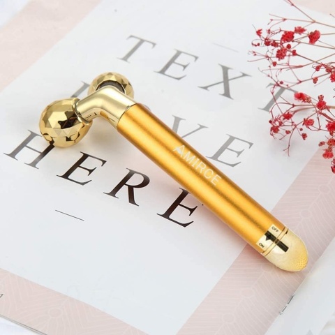 Masażer ROLLER 3D Wibracyjny do twarzy ciała lifting przeciwzmarszczkowy ujędrnienie