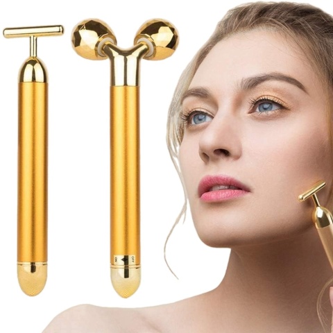 Masażer ROLLER 3D Wibracyjny do twarzy ciała lifting przeciwzmarszczkowy ujędrnienie