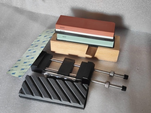 Kamień ostrzący ostrzałka do noży kamienie zestaw osełka prowadnica