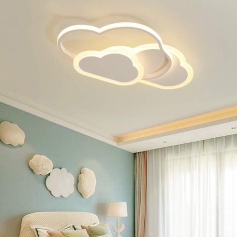 lampa sufitowa kinkiet ścienny wisząca ściemniana chmura pilot chmurka