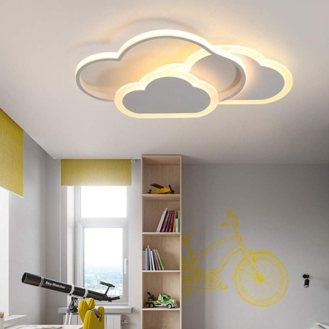 lampa sufitowa kinkiet ścienny wisząca ściemniana chmura pilot chmurka