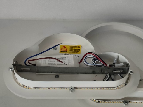 lampa sufitowa kinkiet ścienny wisząca ściemniana chmura pilot chmurka