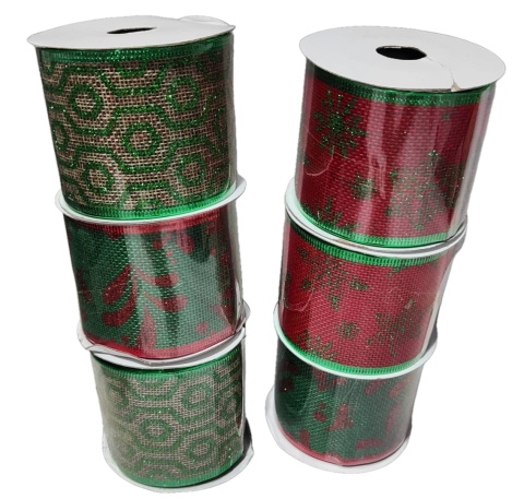 Tasiemka wstążka jutowa dekoracja domu choinki wieńców z drutem