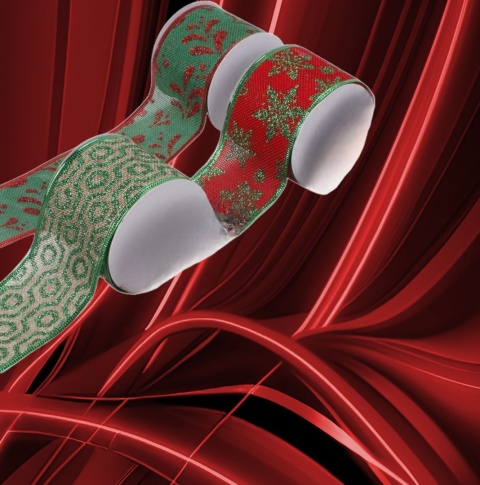 Tasiemka wstążka jutowa dekoracja domu choinki wieńców z drutem