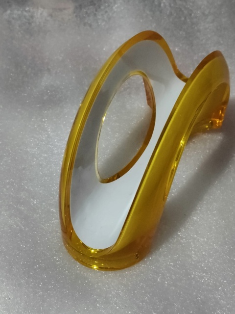 Serwetnik Guzzini żółty podstawka pod serwetki