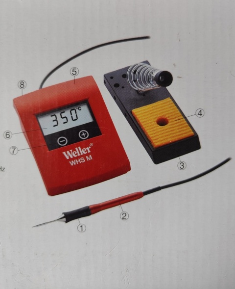 Stacja lutownicza Weller 40W/230V cyfrowa z kontrolą temperatury WHS M