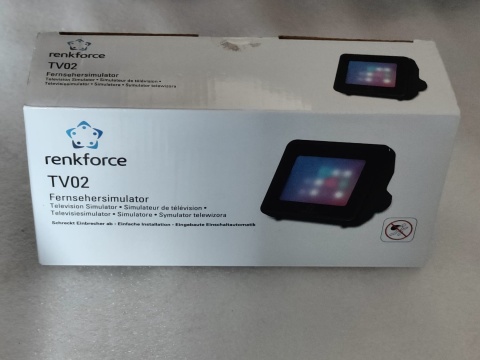 Symulator WŁĄCZONEGO TELEWIZORA Z ZASILACZEM OCHRONA DOMU przed włamywaczem