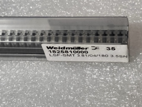 Złącze zaciskowe PCB RM: 3.81mm Weidmüller Zacisk sprężynowy 1.5 mm²4 styki 35 szt.