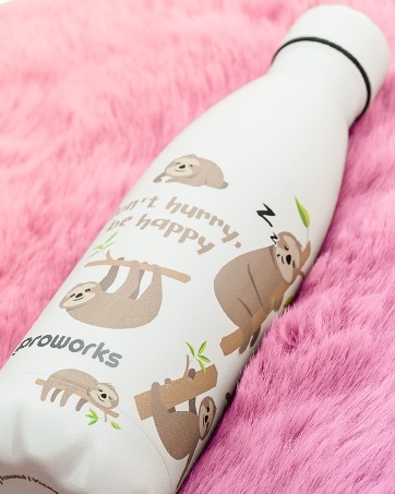 termos bidon Butelka do picia na wodę PROWORKS izolowana leniwiec