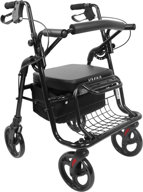 Balkonik wielofunkcyjny składany chodzik podpórka rollator Siedzenie KMINA