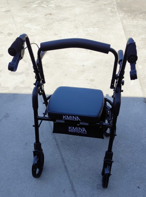 Balkonik wielofunkcyjny składany chodzik podpórka rollator Siedzenie KMINA