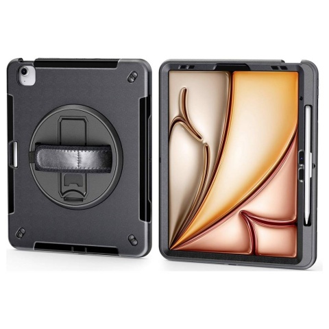 Etui na tablet honju Rugged czarny Backcover 360 plecki do iPad