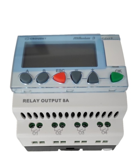 Logic Controller Crouzet Millenium 3 CD12 88970041, 24 V/DC moduł sterujący PLC