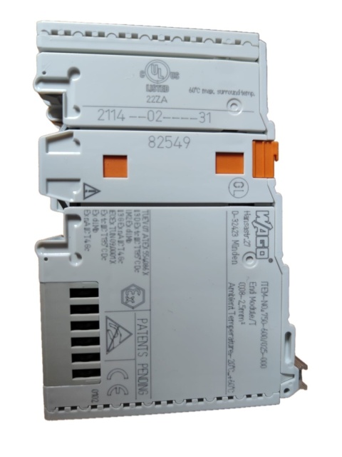 Moduł końcowy EXT 750 600 025 000 WAGO 1 SZTUKA