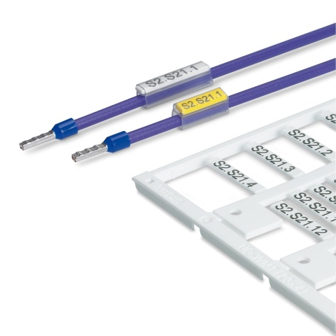 Oznaczniki kablowe PhoenixContact białe nieopisane oznacznik przewodów