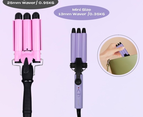 MINI LOKÓWKA beczka turystyczna FALOWNICA do włosów fale