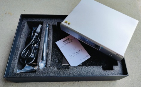 Przetwornik cyfrowo-analogowy Konwerter DAC Topping D90SE Srebrny