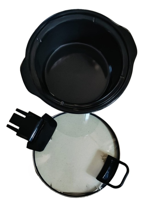 Pokrywka i misa kamionkowa do Wolnowar Crockpot pokrywa CrockPot Garnek 4,7l