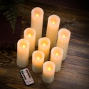 zestaw 9x świeca woskowa led pilot Hausware świece ledowe
