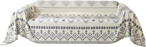 BOHO Pokrowiec na łóżko kapa frędzle nakrycie kanapa narzuta fotel koc pled