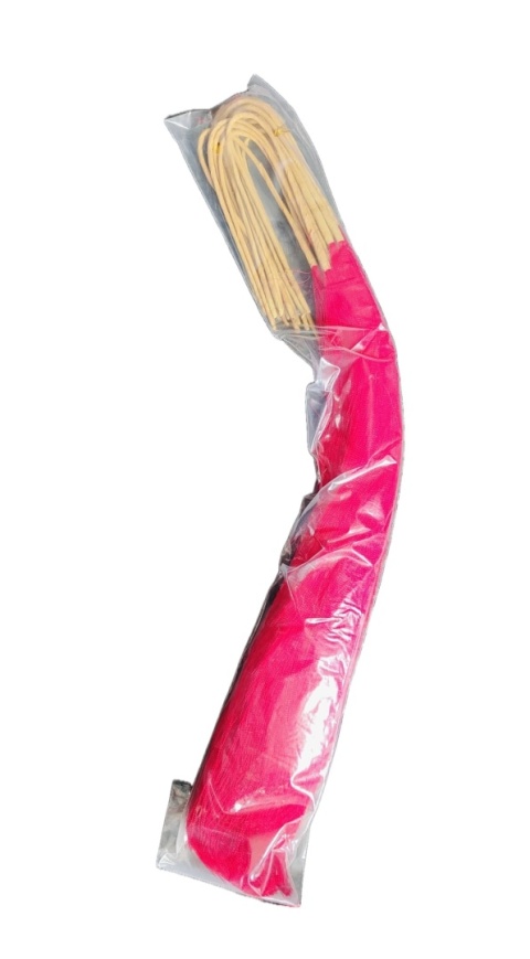 25 szt. czerwona sztuczna trawa pampasowa 55 cm dekoracja bukiet pampasy