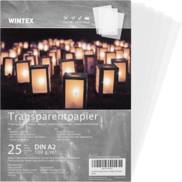 Papier kalkowy WINTEX kalka techniczna A2 100 g/m2 25 arkuszy