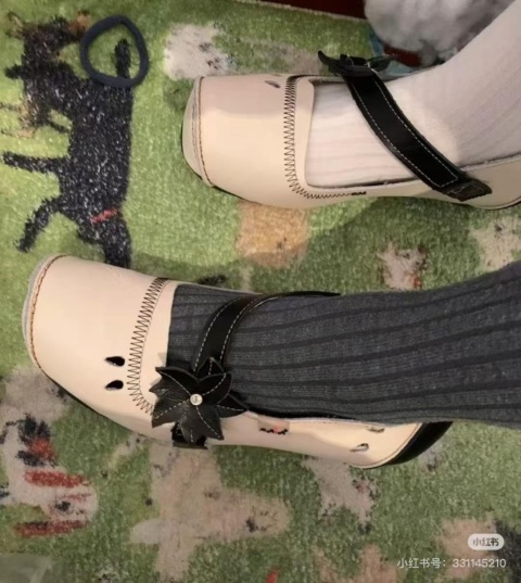 TMA EYES buty PÓŁBUTY LETNIE DAMSKIE W STYLU retro pantofle skórzane