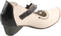 TMA EYES buty PÓŁBUTY LETNIE DAMSKIE W STYLU retro pantofle skórzane