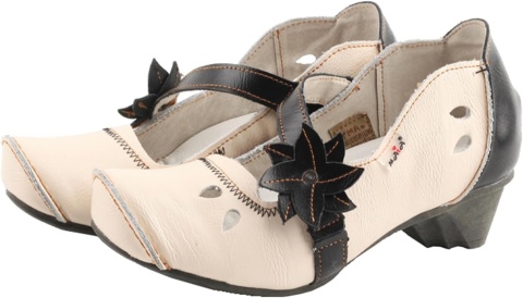 TMA EYES buty PÓŁBUTY LETNIE DAMSKIE W STYLU retro pantofle skórzane