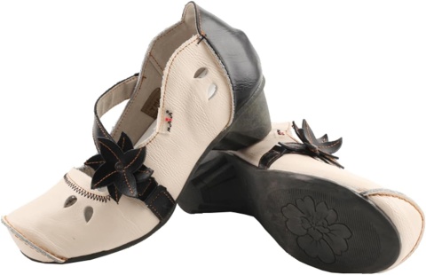 TMA EYES buty PÓŁBUTY LETNIE DAMSKIE W STYLU retro pantofle skórzane