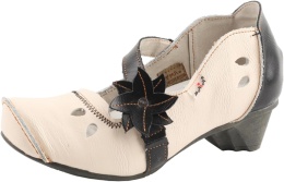 buty PÓŁBUTY LETNIE DAMSKIE retro W STYLU KSIĘŻNICZKI pantofle skórzane