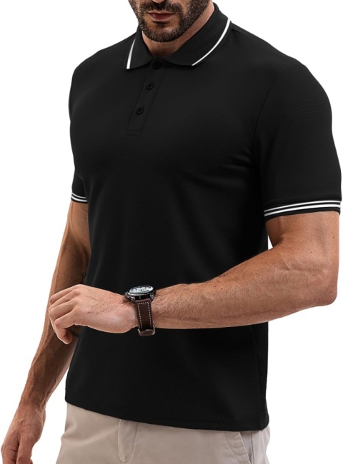Męska koszulka polo z krótkim rękawem kort tenis golf biuro S