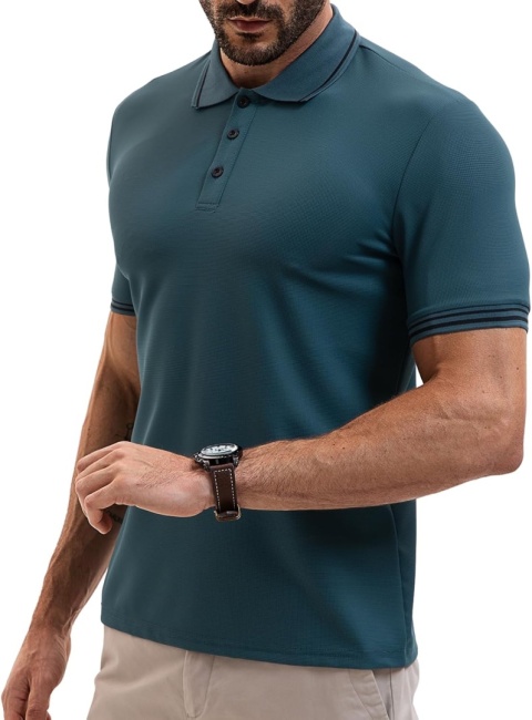 Męska koszulka polo z krótkim rękawem kort tenis golf biuro M