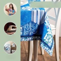 Obrus 100% bawełna Maison d' Hermine Summer Blues 160x220 cm