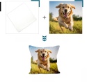 Poszewki na poduszki Encasa Homes 45x45 cm 4 szt. białe do sublimacji z zamkiem