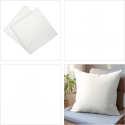 Poszewki na poduszki Encasa Homes 45x45 cm 4 szt. białe do sublimacji z zamkiem