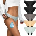 Majtki menstruacyjne bezszwowe BIELIZNA bikini 5 SZT obfite krwawienie 2XL