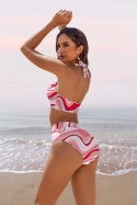 Seksowny kostium kąpielowy na plażę Dwuczęściowy strój XL BIKINI WYSOKI STAN