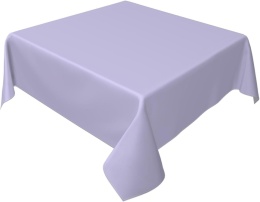 obrus bawełniany 160x 229 cm lawendowy wiosenna dekoracja stołu BAWEŁNA