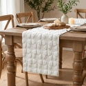 Bieżnik Artoid Mode Soft Pluszowy Futro 33 x 183 kremowa biel kokardka