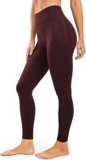 Legginsy sportowe damskie Scrunch Butt Push-Up Bordowe M
