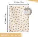 Maison d' Hermine Bagatelle Zestaw 3 ściereczek kuchennych 100% bawełna 50x70 cm
