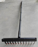 Motyka i Kultywator Ogrodowy 2w1 12 zębów wyrywacz chwastów 193cm grabie