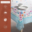 Obrus 100% bawełna Maison d' Hermine 140x180 FLOWER wiosna lato kwiaty