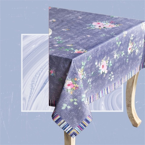 Obrus 100% bawełna Maison d' Hermine 160x220 sweet rose lavender